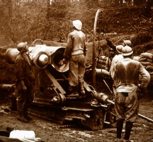 砲兵、ボワデュシャトレ、フランス、c1914-c1918