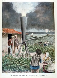ヘイルストームに対する大砲、1901 作： Unbekannt