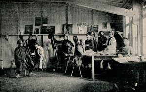 ギーセン、c1916のスタジオでのアーティストの囚人 作： Unbekannt