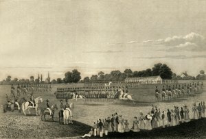ヨーマンリー騎兵隊のアランデル＆ブランバー部隊、1835年。 作： Unbekannt