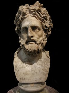 薬と癒しの神アスクレピオス。紀元前2世紀のフィロマチョスによるギリシャ像のローマ時代の写本 作： Unbekannt