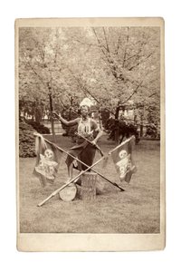 アシャンティグループ講演会（ドイツ 1890年代）（モノクロ写真 作： Unbekannt