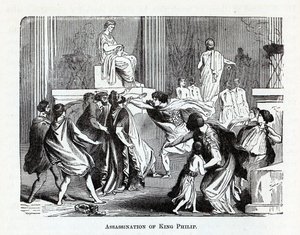 1882年のフィリップ王暗殺 作： Unbekannt