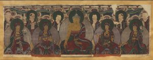 仏教の神々の集会、1846年。 作： Unbekannt