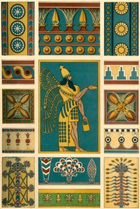 アッシリアの装飾、1898 年。 作： Unbekannt