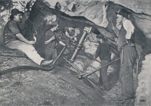 ビクトリア朝の金鉱山での仕事、1923年。