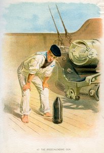 ブリーチローディングガンで、c1890-c1893 作： Unbekannt