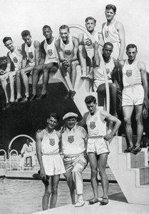 1932年、1936年の米国オリンピック裁判の選手 作： Unbekannt