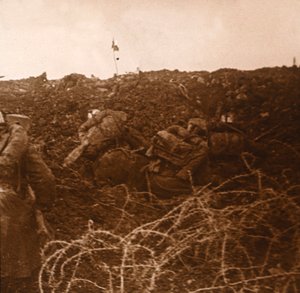 攻撃、フランス北部、レザルパージュ、1915 作： Unbekannt