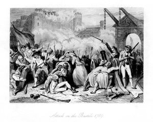 バスティーユへの攻撃、1789年、1845年