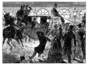 1855年4月28日、フランス皇帝暗殺未遂 作： Unbekannt