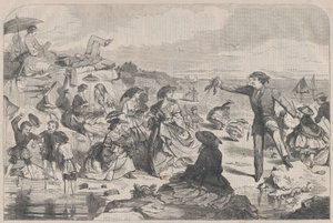 田舎の8月 - シーショアハーパーズウィークリー、Vol。 III、1859 年 8 月 27 日。 作： Unbekannt