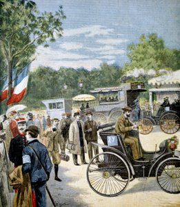 パリとルーアンの間の自動車信頼性試験、Le Petit Journal後援、1894 作： Unbekannt