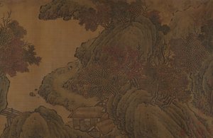秋の風景。 作： Unbekannt