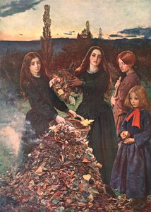 秋の紅葉、1856年、c1902。 作： Unbekannt