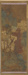 山峡の紅葉、明王朝、1368-1644。 作： Unbekannt