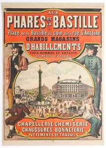 1890年代、バスティーユの灯台にて。 作： Unbekannt