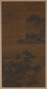 フェリーを待つ、明王朝、16世紀。 作： Unbekannt
