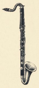 Bバスクラリネット、1895年。