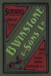 B. Winstone＆Sons Ltd.の広告、1907年 作： Unbekannt