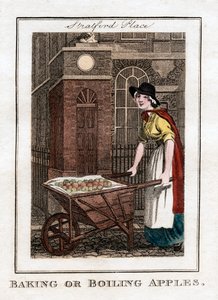 リンゴを焼く、または煮る、ストラットフォードプレイス、ロンドン、1805