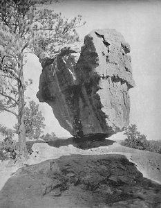 バランスのとれたロック、神々の庭、大佐、c1897。 作： Unbekannt