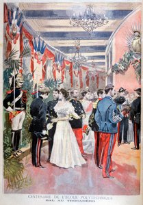 1894年、パリのトロカデロ工科学校の1世紀を祝うボール 作： Unbekannt