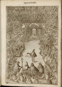 Balthasar de Beaujoyeulxによる女王のコミックバレエ、1582年。 作： Unbekannt
