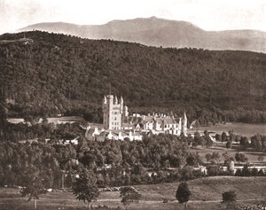 バルモラル城、スコットランド、アバディーンシャイア、1894年。