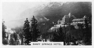 バンフスプリングスホテル、アルバータ、カナダ、c1920s 作： Unbekannt