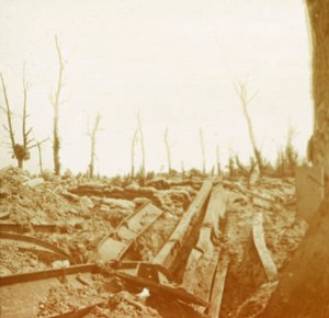 イゼル川の銀行、ディクスムイド、ベルギー、c1914-c1918