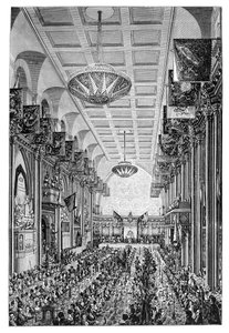 ギルドホールの女王のための宴会、ロンドン、1837、1900 作： Unbekannt