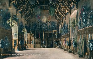 バンケットホール、エディンバラ城、c1930 作： Unbekannt
