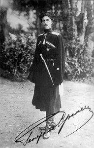ピョートルニコライエヴィッチヴランゲル男爵、1919年ロシア内戦の白将軍。 作： Unbekannt