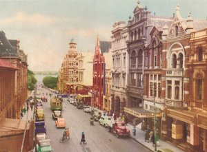 バラックストリート、c1947。 作： Unbekannt