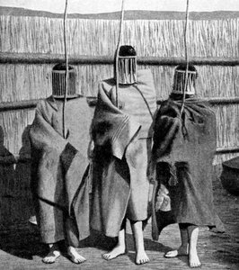 大人の部族社会、レソト、1922年の開始期間中にバストの女の子の花嫁 作： Unbekannt
