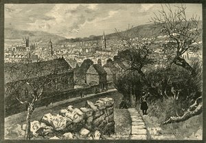 バース、ビーチの崖、1898年。