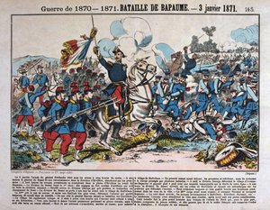 1871年1月3日のバポームの戦い、プロイセン戦争 作： Unbekannt