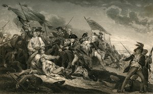 バンカーヒルの戦い、1877年。 作： Unbekannt