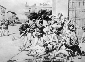 カルデナスの戦い、1850年、1920年代 作： Unbekannt