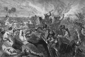フェロゼシャの戦い、c1880 作： Unbekannt