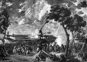 ドイツ、ハナウの戦い、1883年10月30日〜31日、1882〜1884年。 作： Unbekannt