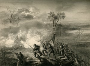 ルックアウトマウンテンの戦い、1878年。 作： Unbekannt