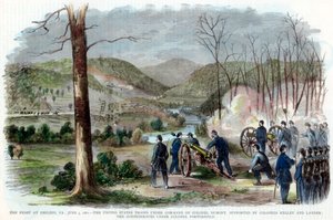 フィリップの戦い、ウェストバージニア州、南北戦争、1861年6月3日 作： Unbekannt