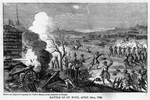 セントフォエの戦い、1760年4月28日、1877年 作： Unbekannt