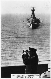 1937年春の演習中のバトルクルーザーHMSフード 作： Unbekannt
