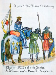 フランス、タイユブールとサントの戦い、1242年7月21日と22日、20世紀
