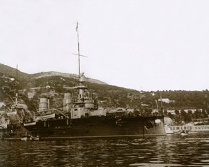 フランス、ヴィルフランシュの戦艦、c1914-c1918 作： Unbekannt