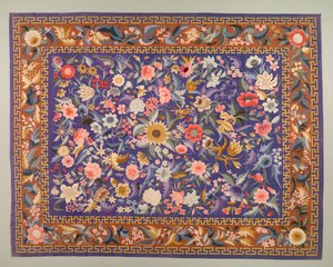 ベッドカバー、1800〜1900年代。 作： Unbekannt