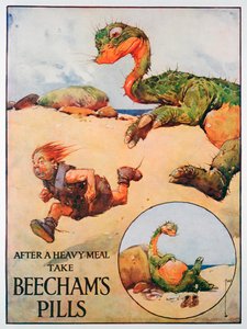 Beechams Pills広告、1914 作： Unbekannt